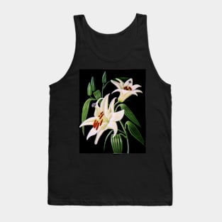 Lillies 99 - Oil painting by Avril Thomas - Adelaide / South Australia Artist Tank Top